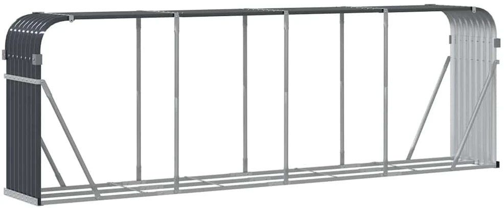 Malkų stovas, antracito, 300x45x100cm, galvanizuotas plienas