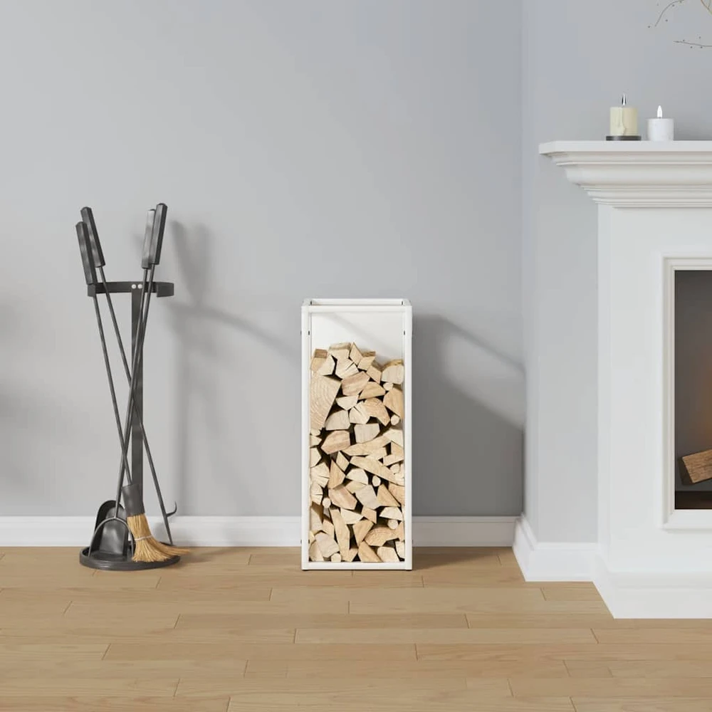 Malkų stovas Baltas 25x25x60 cm Šaltai valcuotas plienas