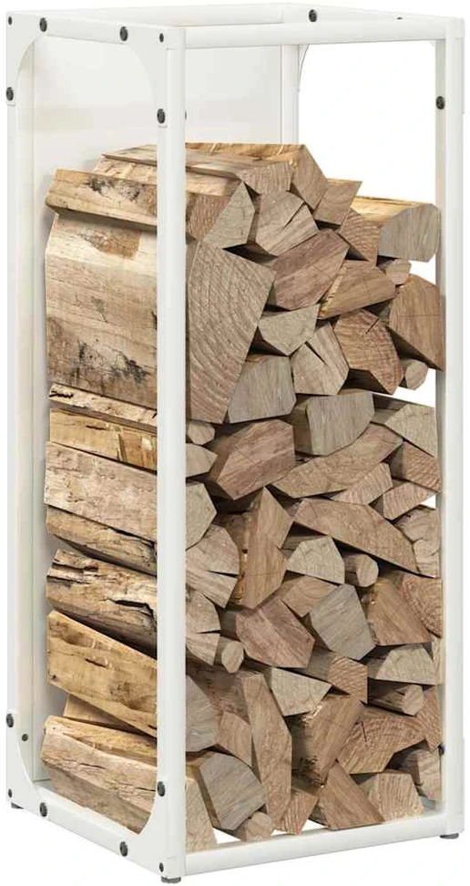 Malkų stovas Baltas 25x25x60 cm Šaltai valcuotas plienas