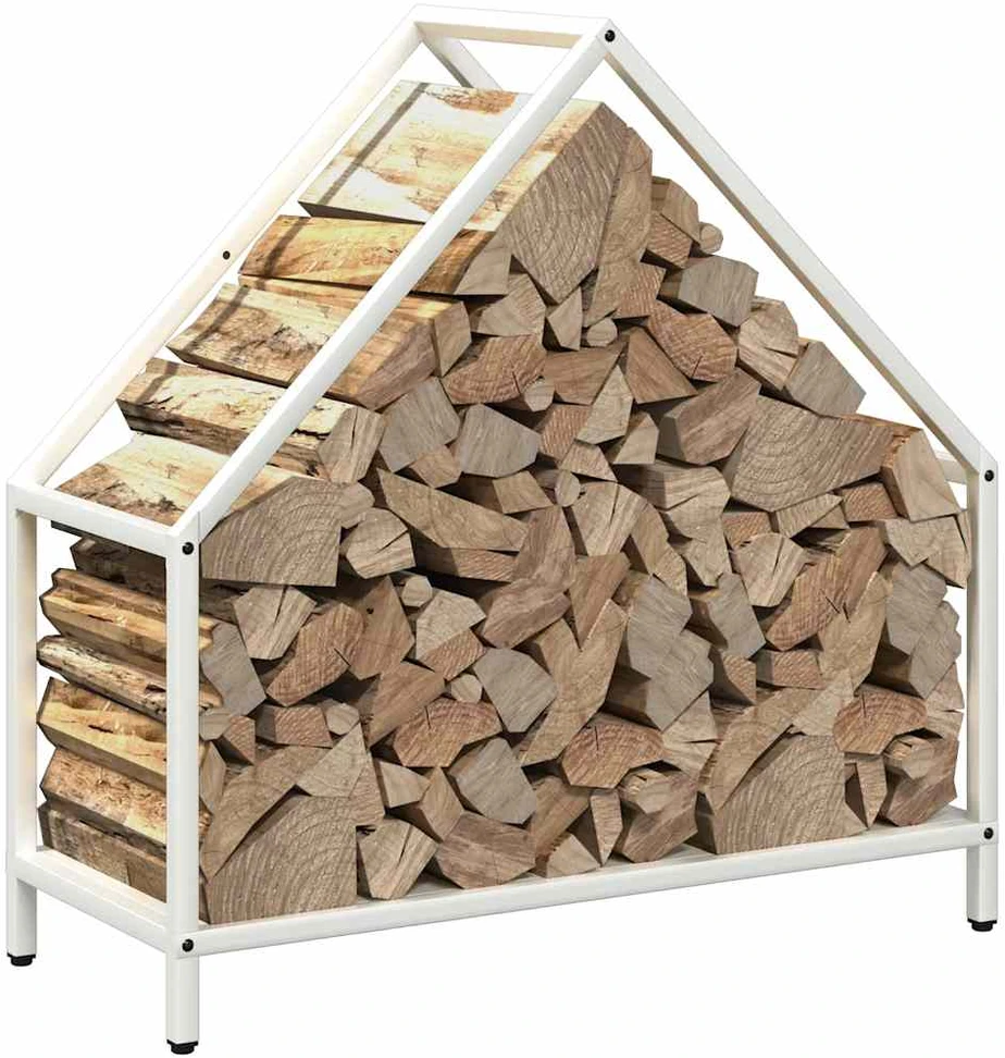 Malkų stovas Baltas 60x25x60 cm Šaltai valcuotas plienas