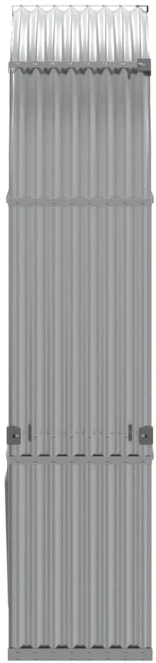 Malkų stovas, pilkas, 120x45x210cm, galvanizuotas plienas