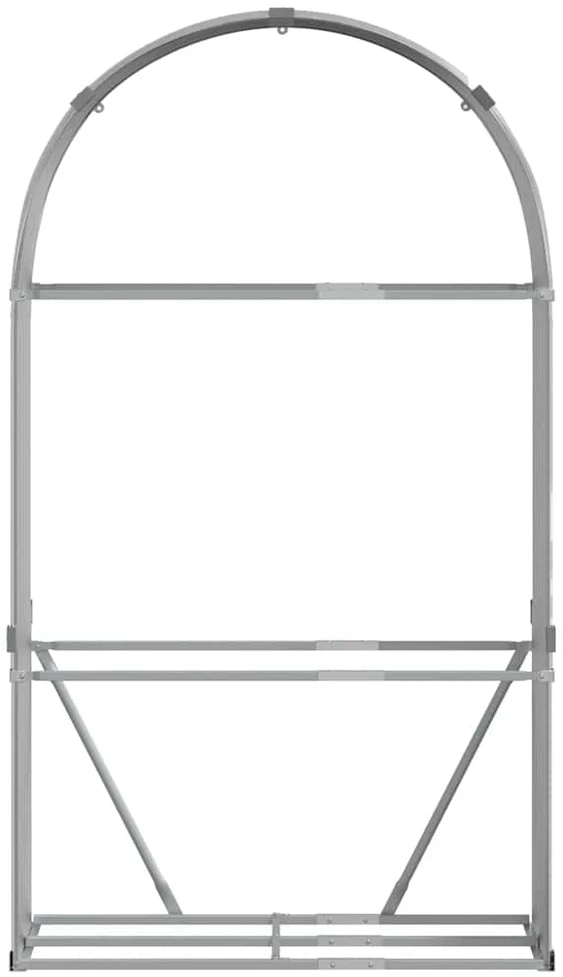 Malkų stovas, pilkas, 120x45x210cm, galvanizuotas plienas