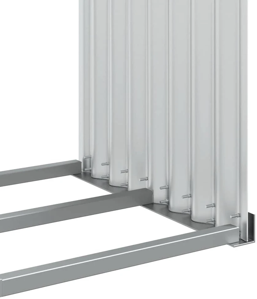 Malkų stovas, sidabrinis, 120x45x140 cm, galvanizuotas plienas
