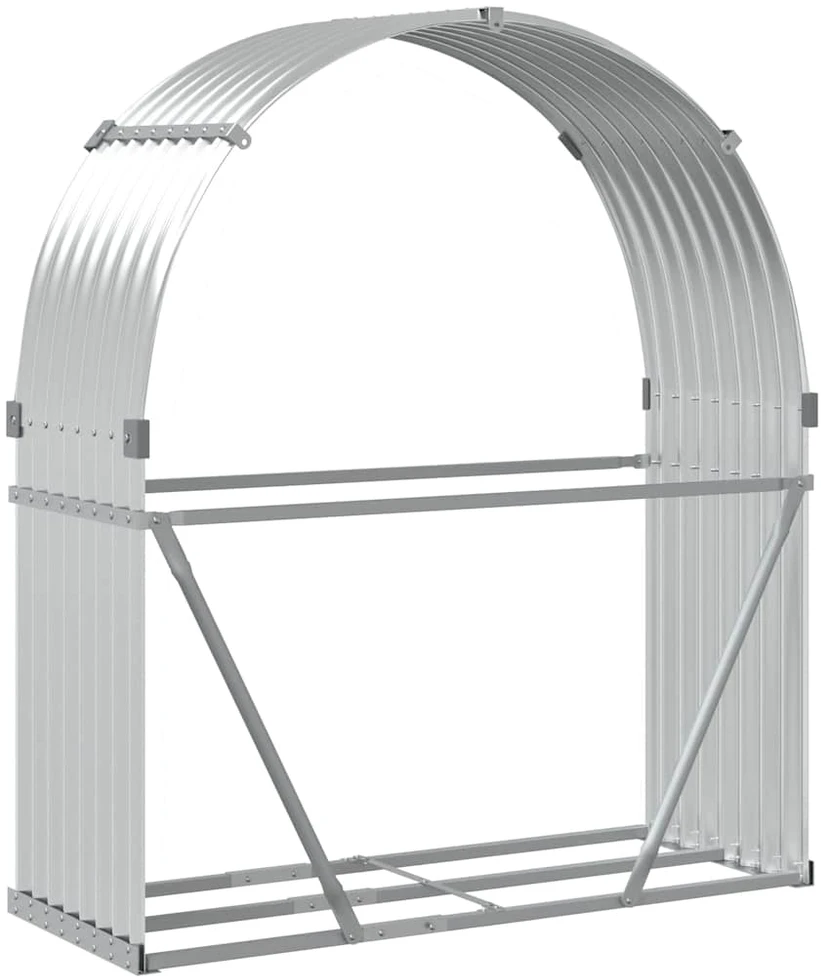Malkų stovas, sidabrinis, 120x45x140 cm, galvanizuotas plienas