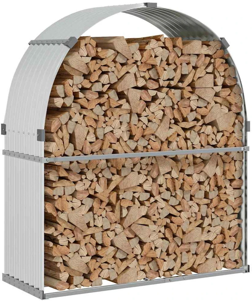 Malkų stovas, sidabrinis, 120x45x140 cm, galvanizuotas plienas