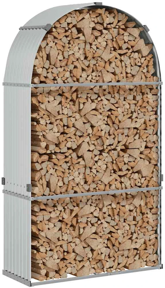 Malkų stovas, sidabrinis, 120x45x210cm, galvanizuotas plienas