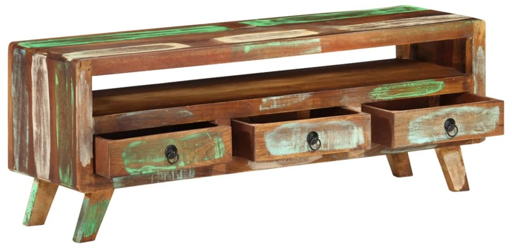 TV spintelė, įvairių spalvų, 110x30x40cm, perdirbta mediena