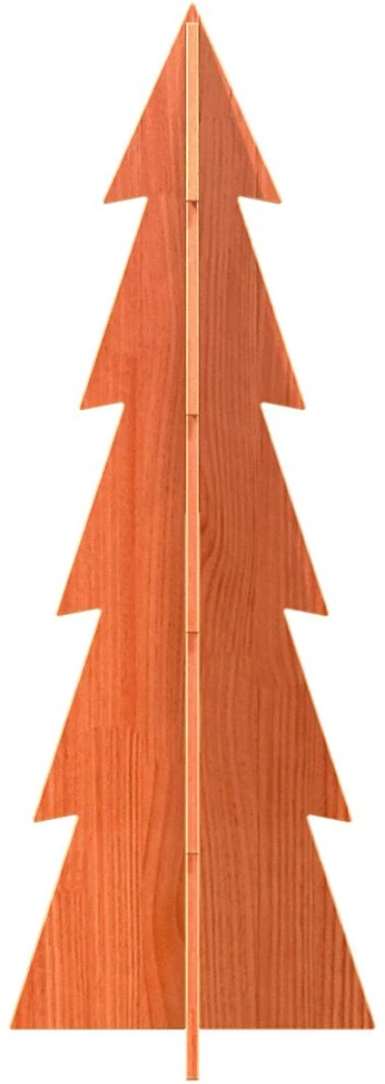 Medinė Kalėdų eglutė, vaško ruda, 112cm, pušies masyvas