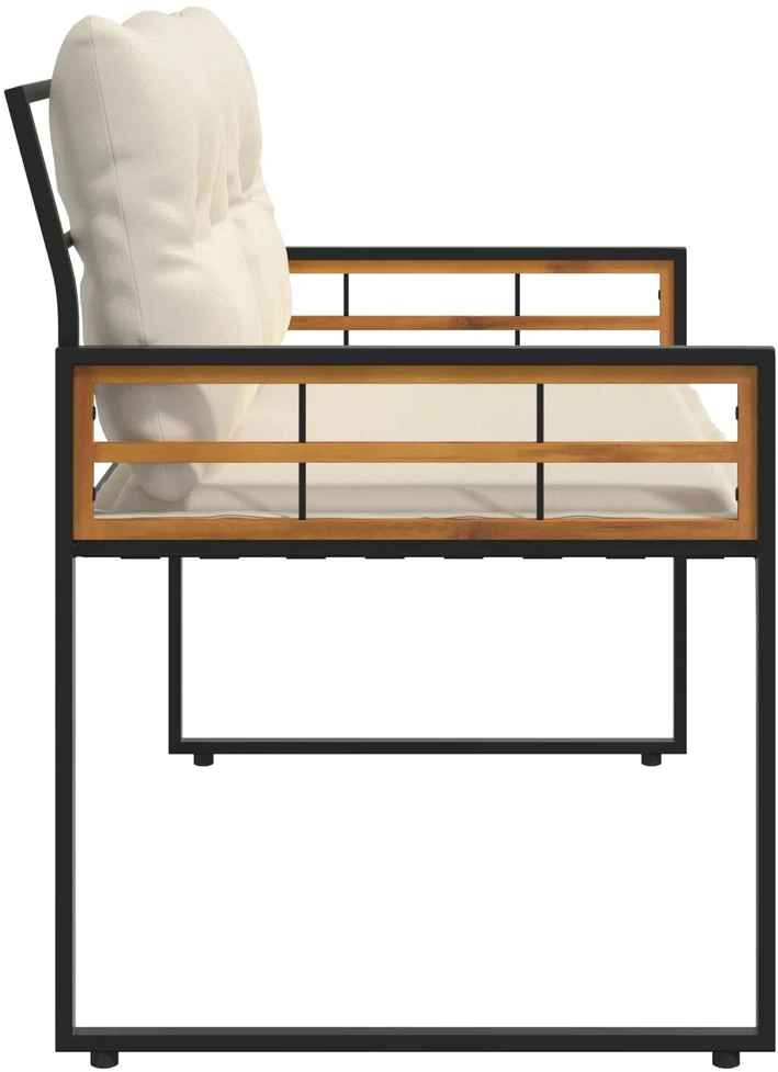 Medinis sluoksnio suolelis 114 x 55 x 77 cm Kreminė