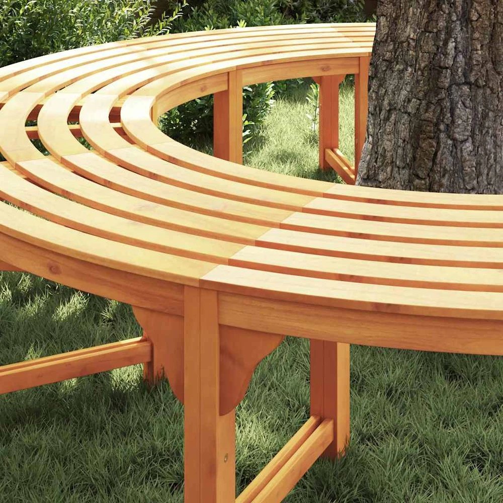 Medžio suolelis 8 -Seater 2 vnt. 160 x 80 x 45cm Natūrali
