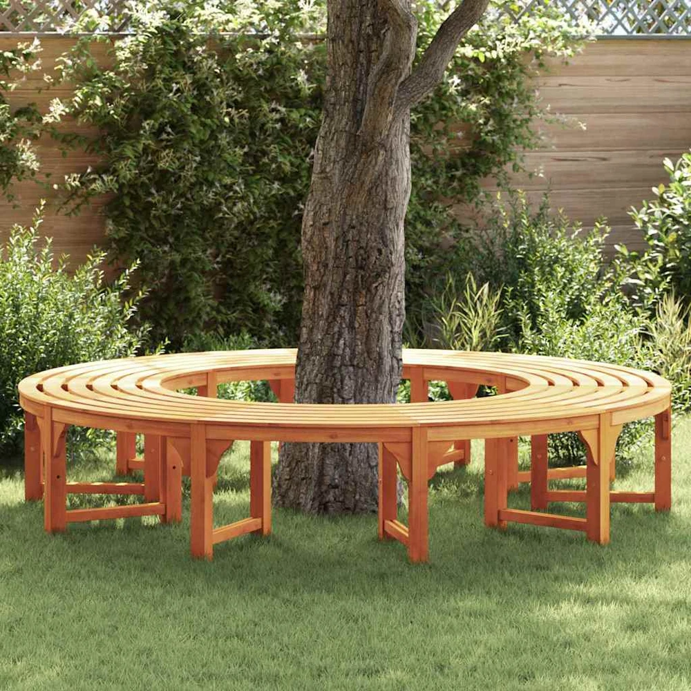 Medžio suolelis 8 -Seater 2 vnt. 160 x 80 x 45cm Natūrali
