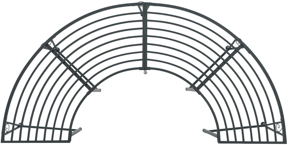 Medžio suolelis 4-Vietų skaičius 160 x 80 x 44 cm Plienas
