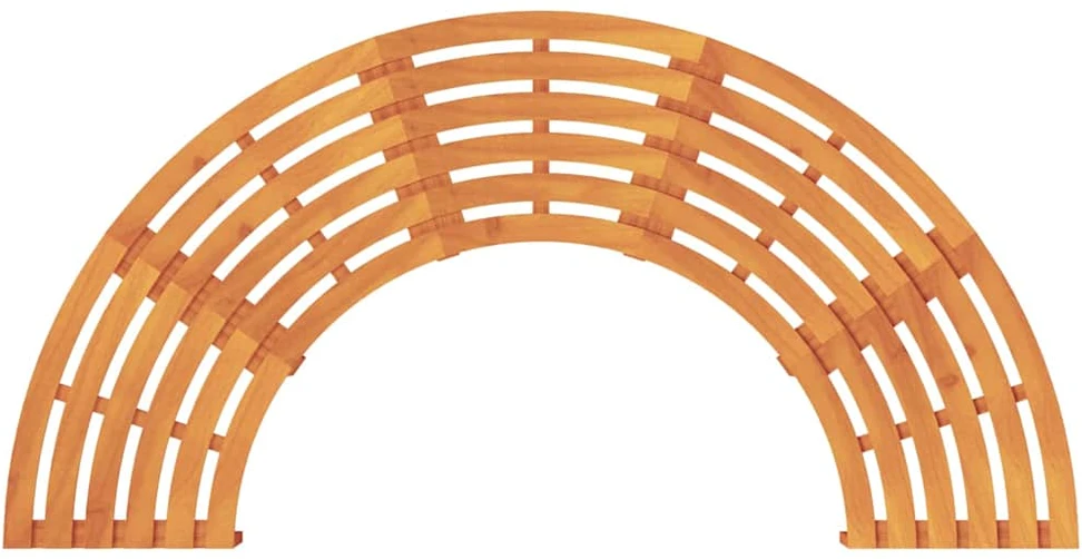 Medžio suolelis 4 -Seater 210 x 80 x 45 cm Natūrali