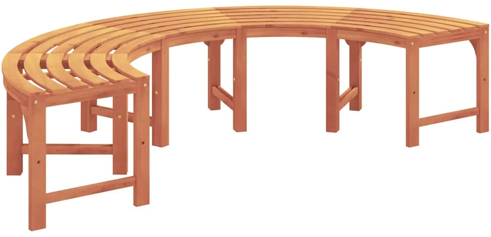 Medžio suolelis 4 -Seater 210 x 80 x 45 cm Natūrali