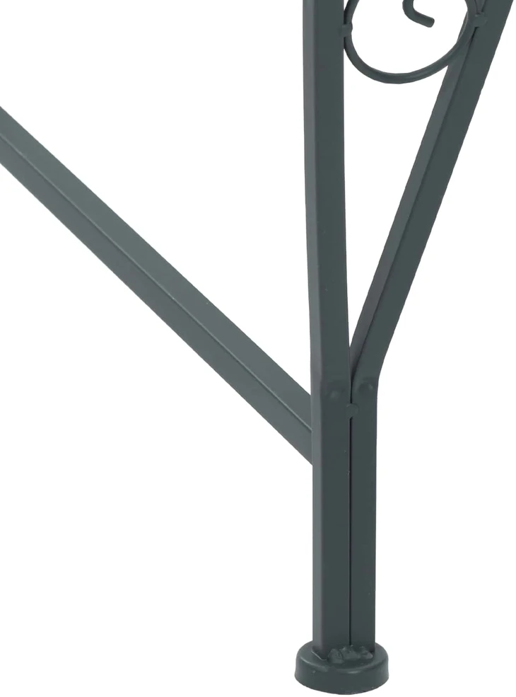 Medžio suolelis 8-Vietų skaičius Ø 160 x 89 cm Plienas