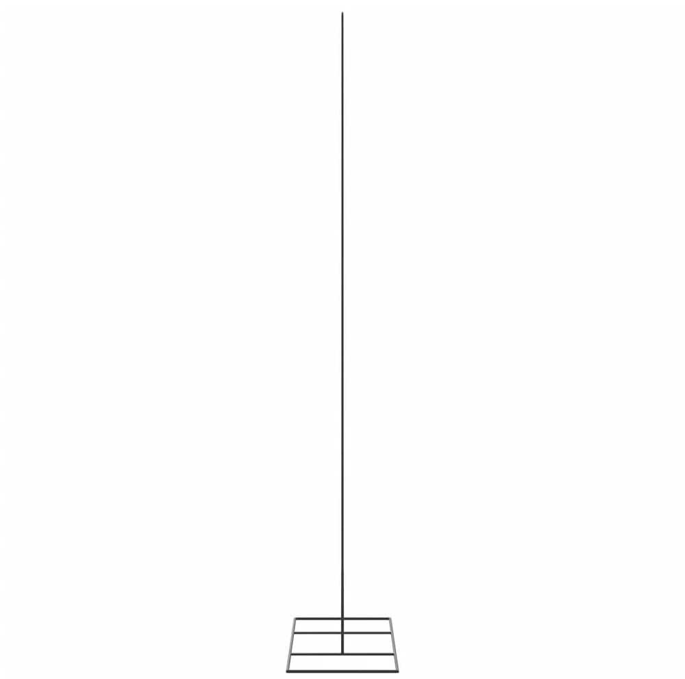 Metalinė Kalėdų eglutė, juodos spalvos, 210cm