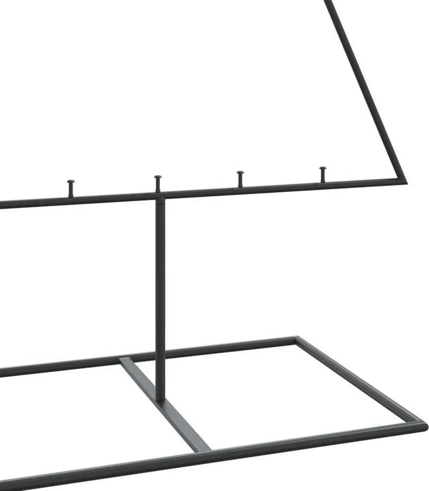 Metalinė Kalėdų eglutė, juodos spalvos, 180 cm
