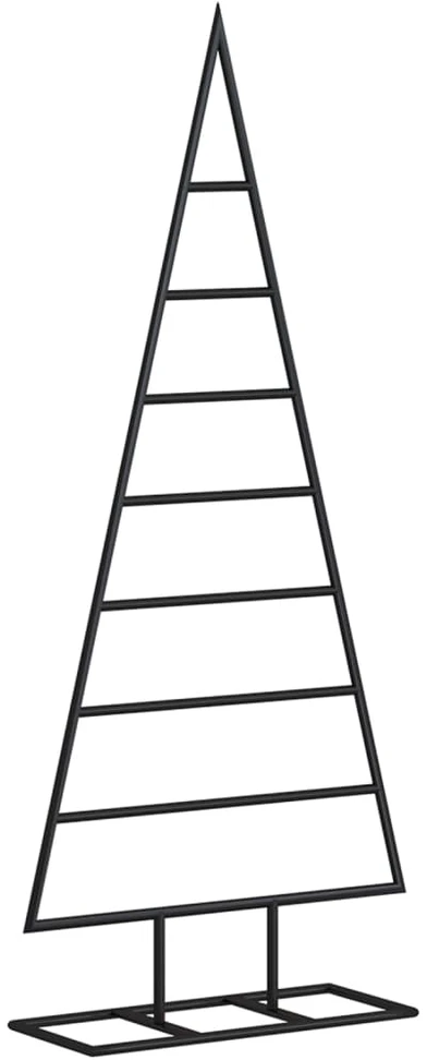 Metalinė Kalėdų eglutė, juodos spalvos, 125cm