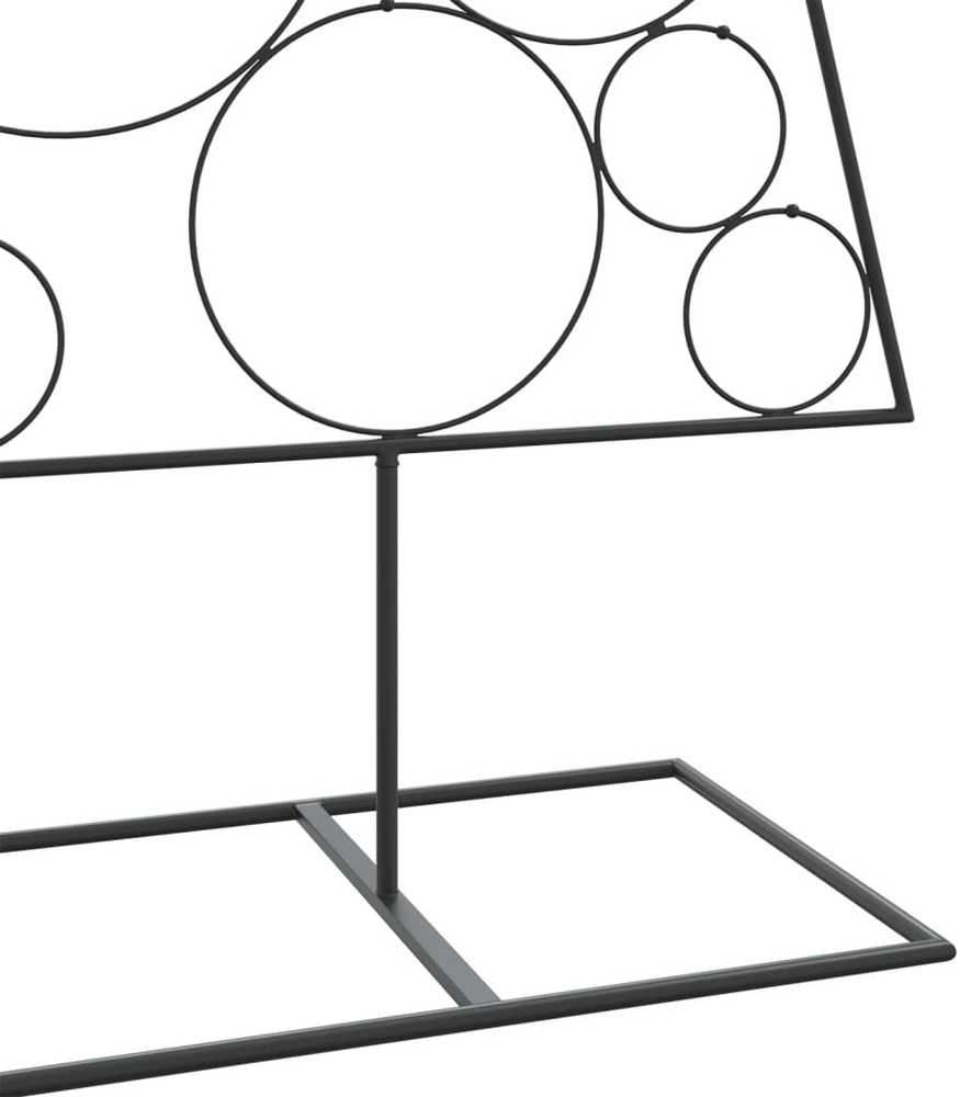 Metalinė Kalėdų eglutė, juodos spalvos, 180 cm