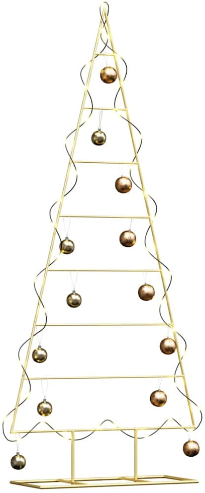 Metalinis Kalėdų medis Auksinė 150 cm
