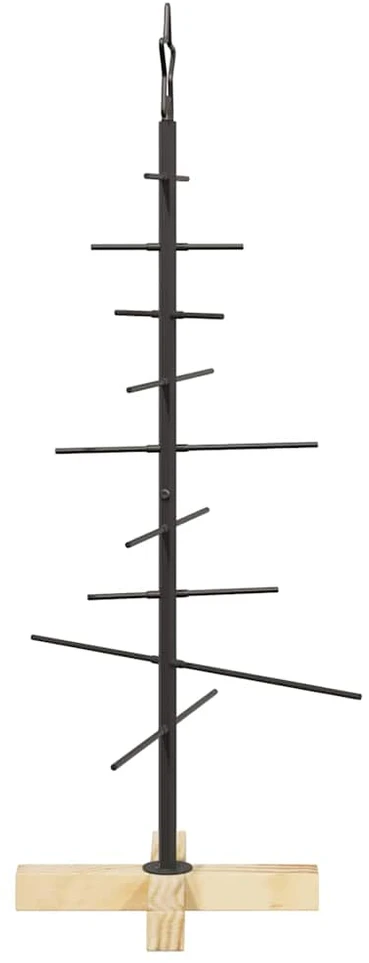 Metalinis Kalėdų medis Juoda 89 cm