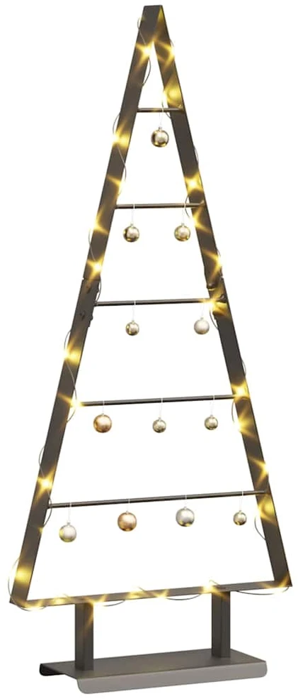 Metalinis Kalėdų medis Juoda 90 cm Plienas