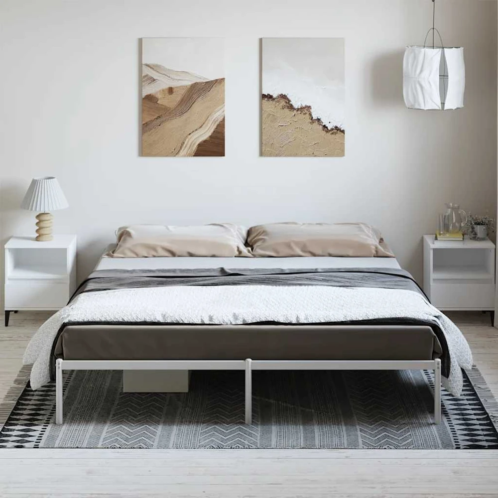 Lova Metalinis lovos rėmas, baltos spalvos, 183x213cm