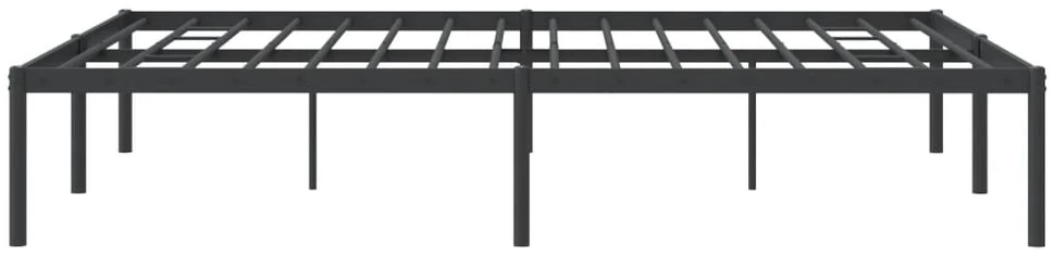 Metalinis lovos rėmas, juodos spalvos 160x200 cm