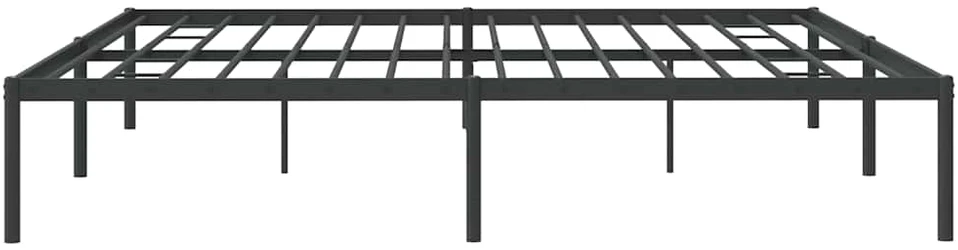 Metalinis lovos rėmas, juodos spalvos 180x200 cm