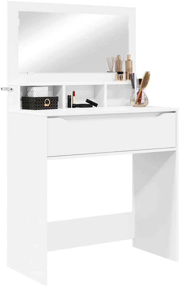 Miegamojo persirengimo stalai Balta 80 x 39,6 x 135 cm