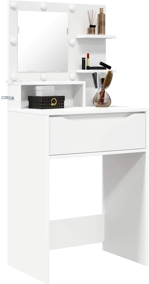 Miegamojo persirengimo stalai Balta 80 x 39,6 x 135 cm