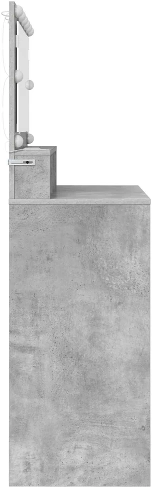Miegamojo persirengimo stalai Betono pilka 80 x 39,6 x 135 cm