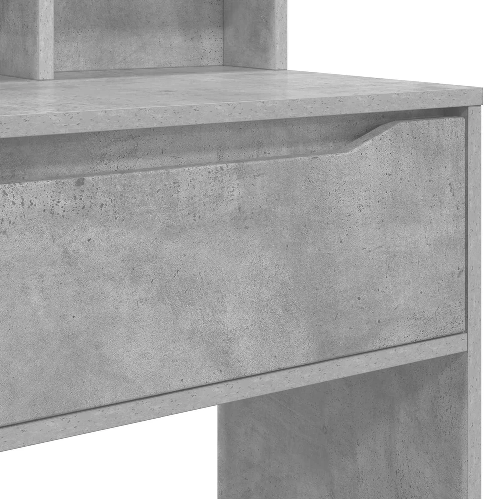 Miegamojo persirengimo stalai Betono pilka 80 x 39,6 x 135 cm