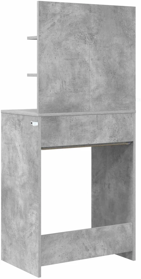 Miegamojo persirengimo stalai Betono pilka 80 x 39,6 x 135 cm