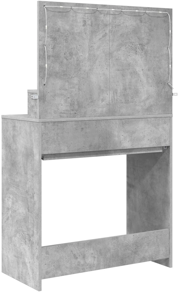 Miegamojo persirengimo stalai Betono pilka 80 x 39,6 x 135 cm