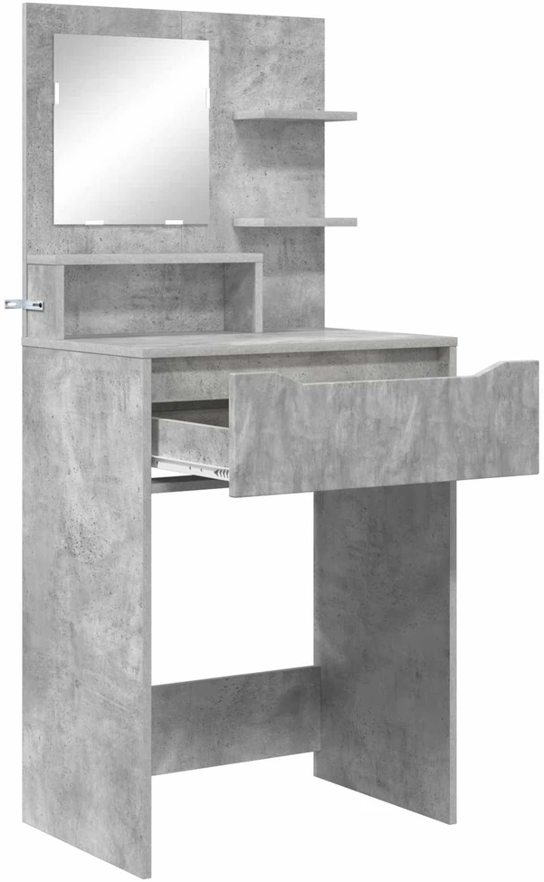 Miegamojo persirengimo stalai Betono pilka 80 x 39,6 x 135 cm