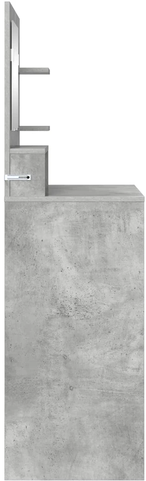 Miegamojo persirengimo stalai Betono pilka 80 x 39,6 x 135 cm