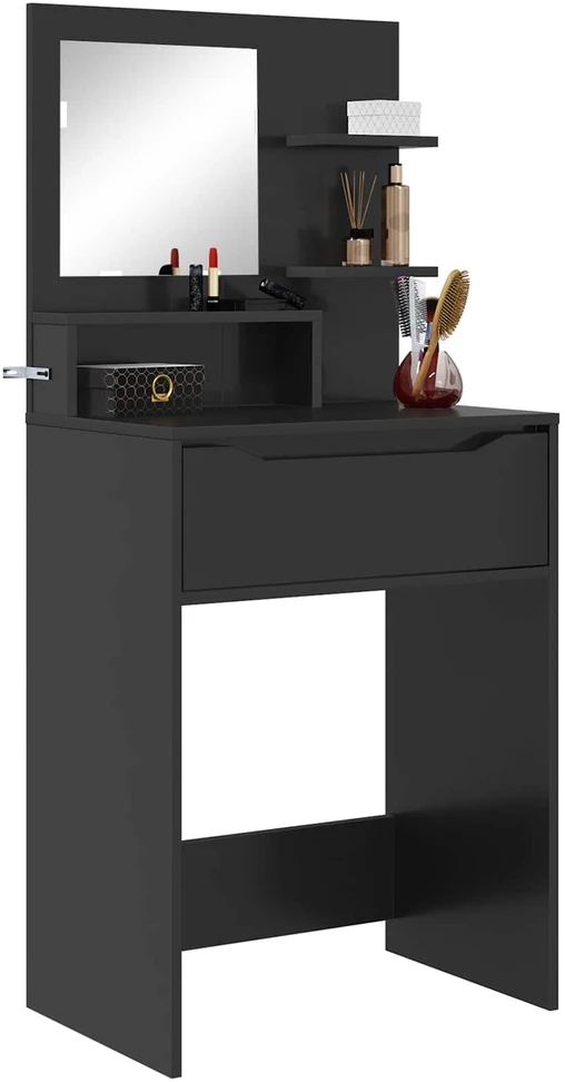 Miegamojo persirengimo stalai Juoda 80 x 39,6 x 135 cm