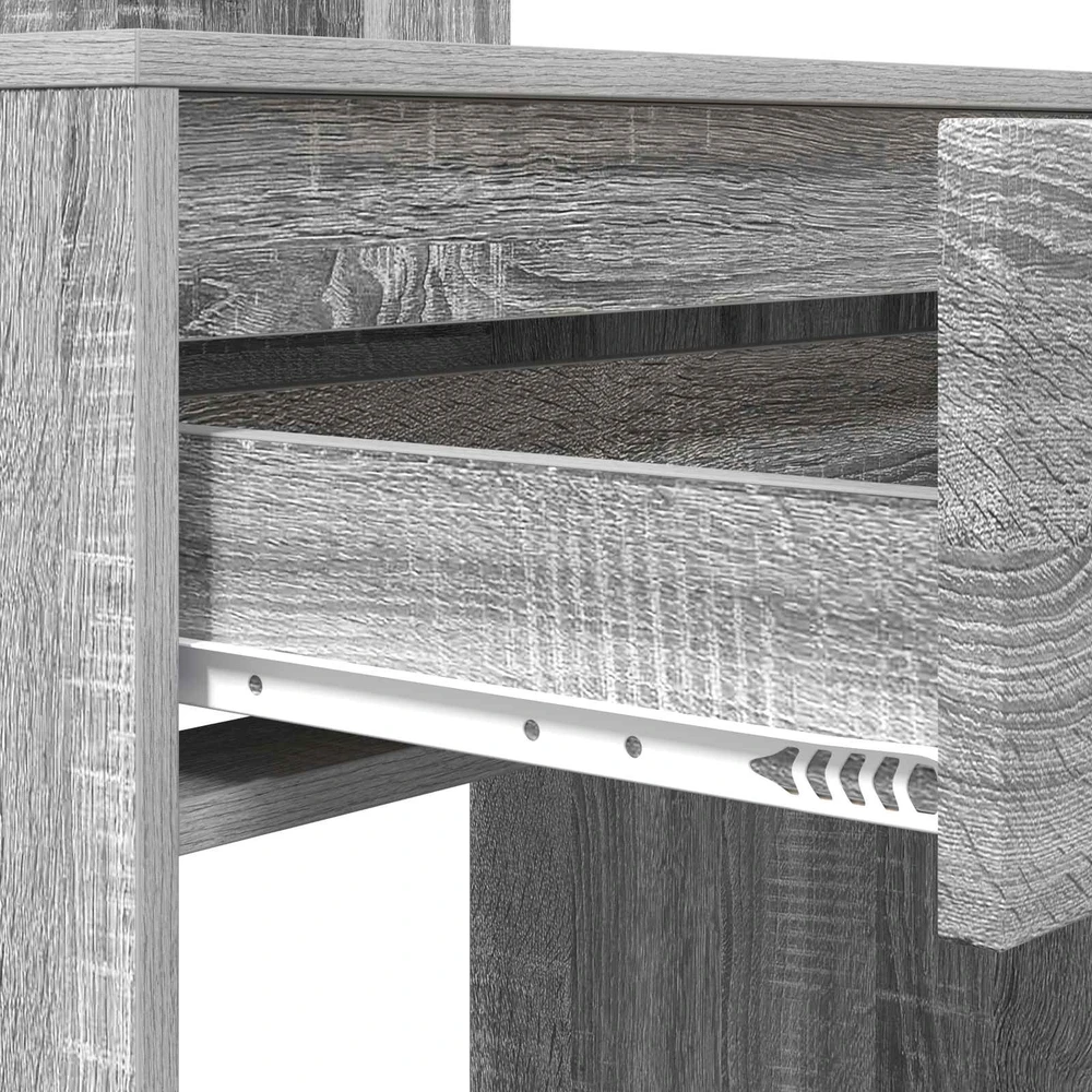 Miegamojo persirengimo stalai Pilkas Sonoma 80 x 39,6 x 135 cm