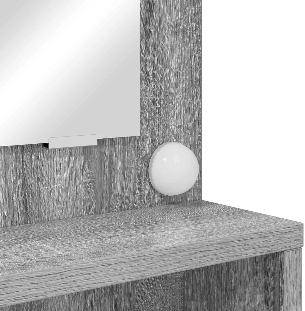 Miegamojo persirengimo stalai Pilkas Sonoma 80 x 39,6 x 135 cm