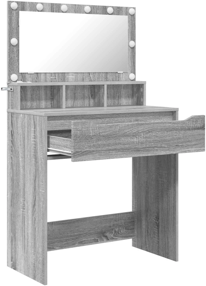 Miegamojo persirengimo stalai Pilkas Sonoma 80 x 39,6 x 135 cm