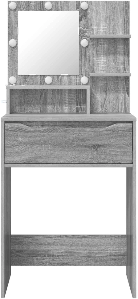 Miegamojo persirengimo stalai Pilkas Sonoma 80 x 39,6 x 135 cm