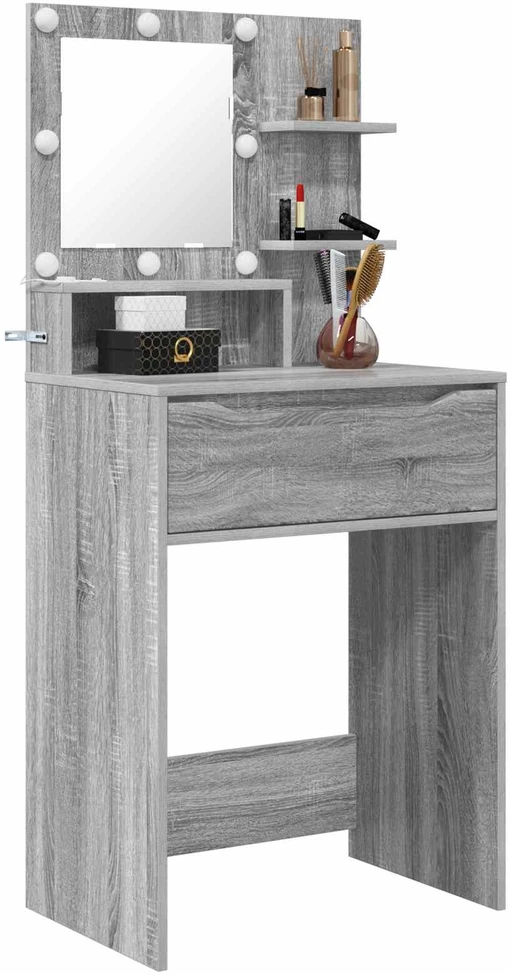 Miegamojo persirengimo stalai Pilkas Sonoma 80 x 39,6 x 135 cm
