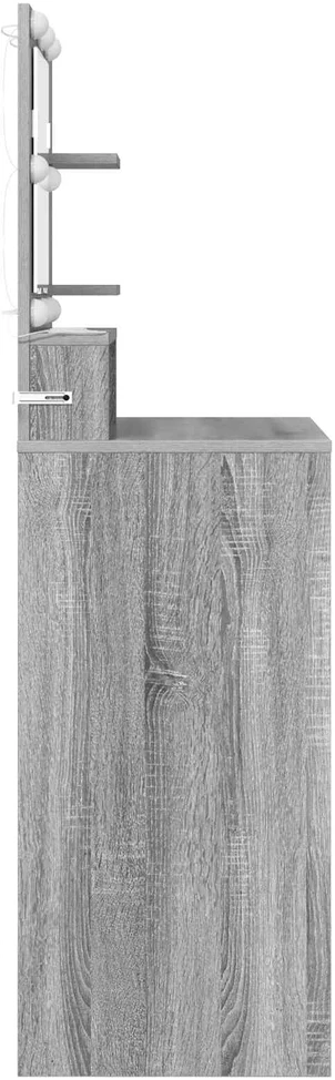 Miegamojo persirengimo stalai Pilkas Sonoma 80 x 39,6 x 135 cm