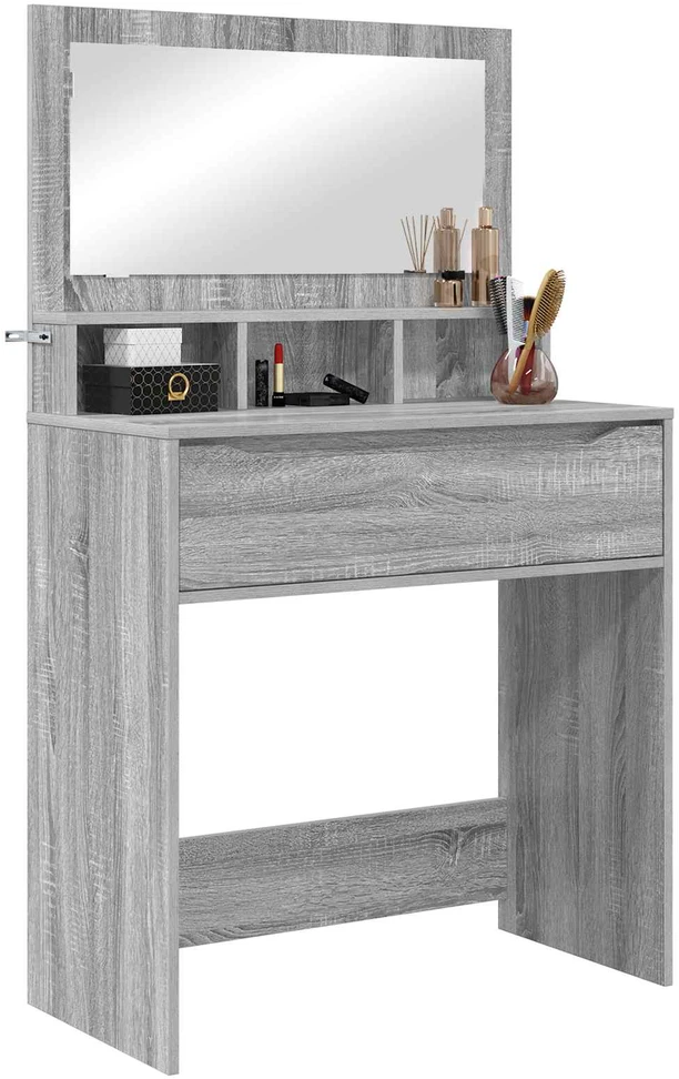Miegamojo persirengimo stalai Pilkas Sonoma 80 x 39,6 x 135 cm