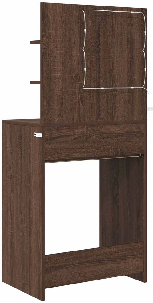 Miegamojo persirengimo stalai Rudas ąžuolas 80 x 39,6 x 135 cm