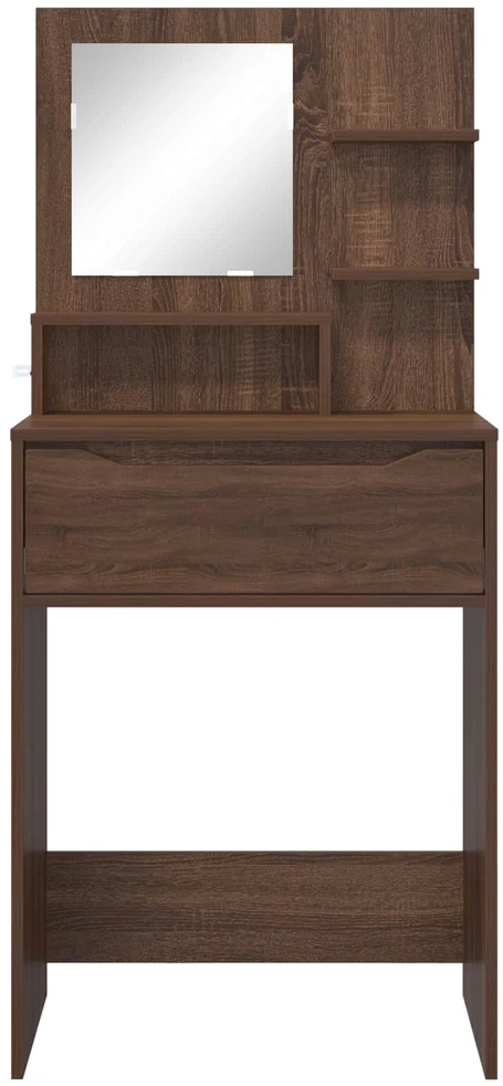 Miegamojo persirengimo stalai Rudas ąžuolas 80 x 39,6 x 135 cm