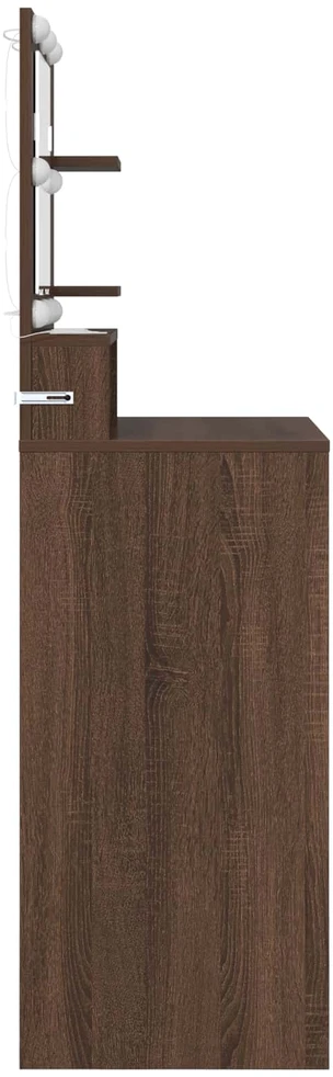 Miegamojo persirengimo stalai Rudas ąžuolas 80 x 39,6 x 135 cm