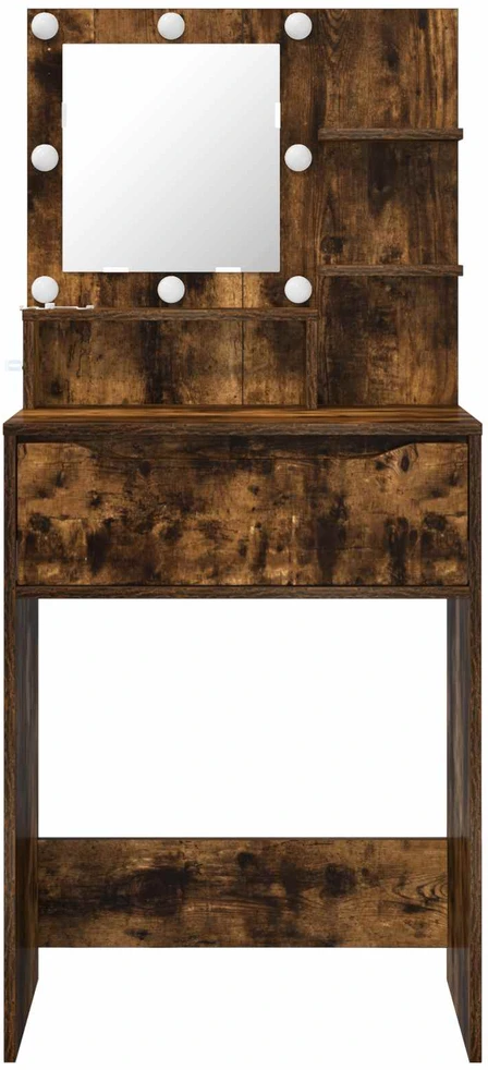 Miegamojo persirengimo stalai Rūkyta ąžuolas 80 x 39,6 x 135 cm