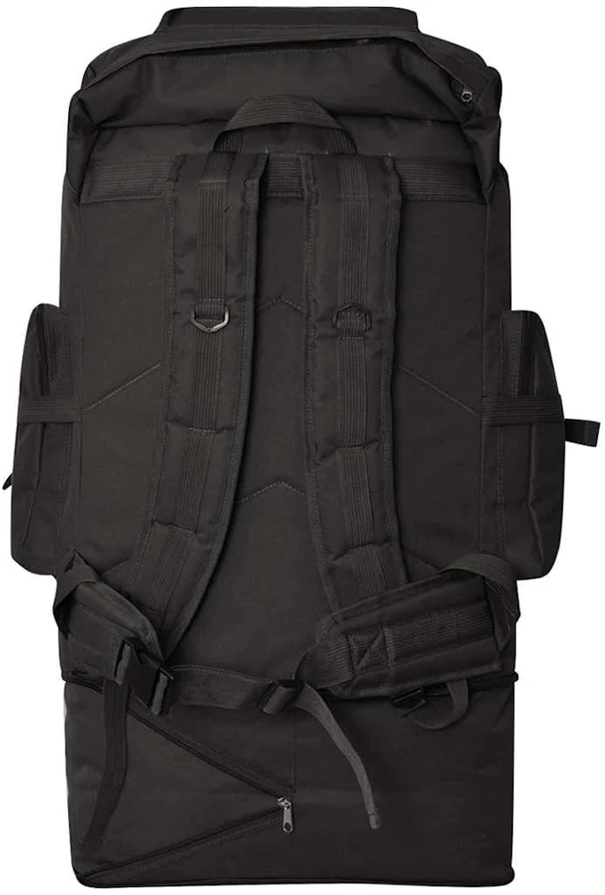 Militaristinio stiliaus kuprinė, XXL, 100 l, juoda